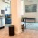 Living spaces with wood-like floors 